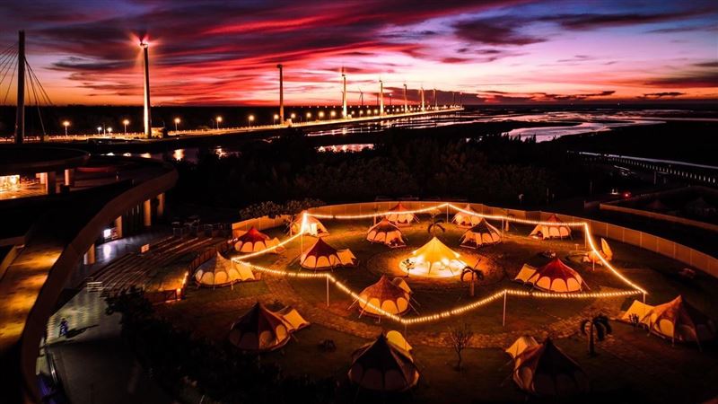 高美濕地華麗變身　生態美食露營五感體驗