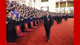 中國國家主席習近平破例三連任中共總書記，習派大獲全勝。（圖／翻攝自新華網）