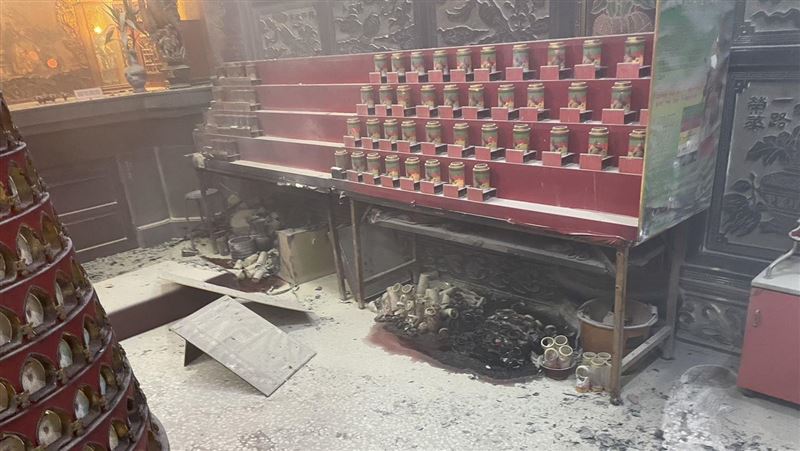 台南鹽水武廟神殿爆炸起火！罪魁禍首曝光