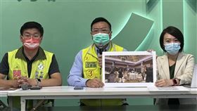 陳時中競選總部今日由發言人羅浚晅、林聿禪台北市議員江志銘、簡舒培、陳賢蔚召開「柯P掉漆的管理學」記者會。(圖/陳時中競總提供)