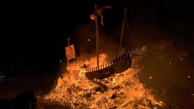 ▲白沙屯五雲宮時隔三十年送王。（圖／寶島神很大）