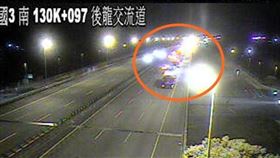聯結車,後龍,苗栗,車禍,國3（圖／翻攝自高公局）