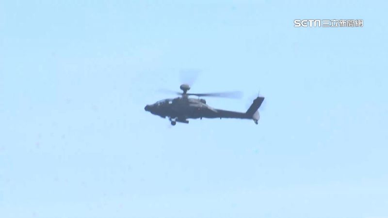 國軍保力山操演　眼鏡蛇、黑鷹實彈射擊