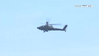 國軍保力山操演　眼鏡蛇、黑鷹實彈射擊