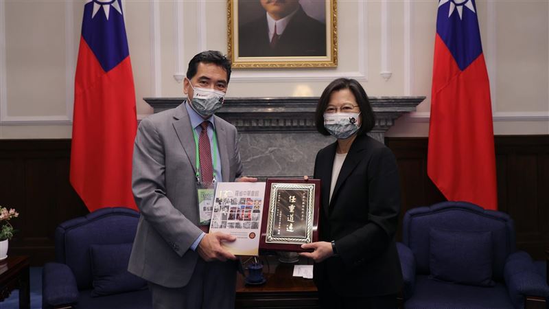 接見旅美僑胞　蔡英文盼持續深化台美交流