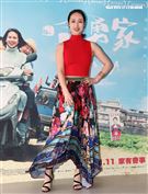 「哈勇家」黃瀞怡（小薰）出席金馬入圍茶會。（記者邱榮吉/攝影）