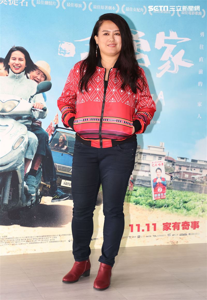 「哈勇家」導演 陳潔瑤出席金馬入圍茶會。（記者邱榮吉/攝影）