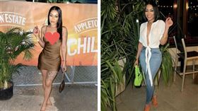 海邊半裸浮屍竟是32萬粉絲的女網紅湯森（Aneka 'Slickianna' Townsend）。（圖／翻攝自IG）