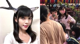 黃捷戴虱目魚髮箍上街（圖／翻攝自黃捷臉書）