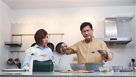 林佳龍、黃彩玲（圖／民進黨提供）