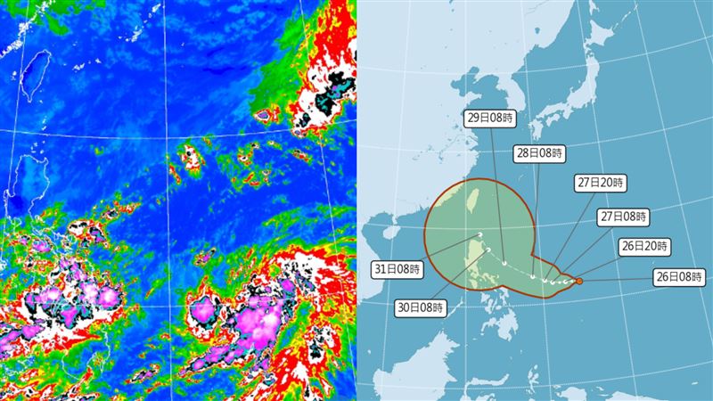 奈格颱風將生成　週日起防惡劣天氣