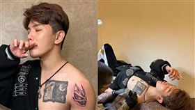 網紅孫生近日在身上刺青第8個圖案。（圖／翻攝孫生臉書）