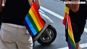 同志遊行/同性戀/男同志/彩虹旗/同婚/婚姻平權(記者陳弋攝影)