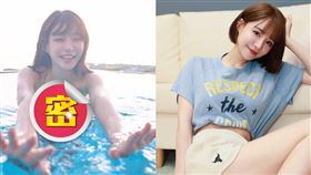 元元秀出一張泳池中的超犯規「裸泳」照，不過他也澄清角度問題。（圖／翻攝自元元IG）