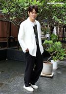 歌手江健榆三立新聞網專訪。（記者邱榮吉/攝影）