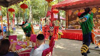 史上最小的龍鳳獅陣？北上助陣大廟嘉年華