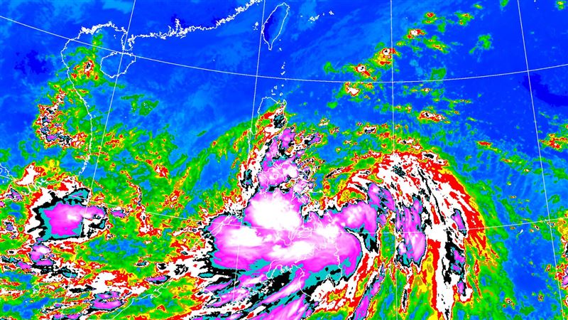 奈格颱風逼近　北東3天易有持續性降雨