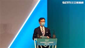 富邦集團董事長蔡明忠表示，蔡萬才總裁一生秉持「取之社會、回饋社會」的精神，希望藉由獎項表揚對台灣有重大貢獻者。（圖／記者戴玉翔攝影）