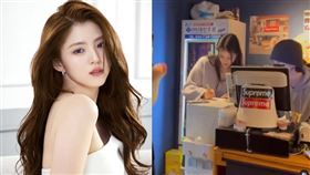 不少粉絲上傳自己在現場捕捉野生韓韶禧的身影，簽名合照來者不拒。（組合圖／翻攝自IG）