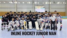 台灣青男曲棍大爆發5戰全勝 搶進世錦賽4強。（圖／翻攝自中華台北滑輪溜冰協會臉書）
