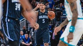 ▲班切羅（Paolo Banchero）開季連6場比賽得分破20。（圖／翻攝自魔術推特）