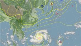 氣象局地面天氣圖。（圖／翻攝自中央氣象局）