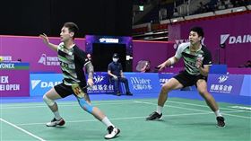 ▲法國公賽賽8強，台灣男雙盧敬堯、楊博涵擊退印尼組合，取得4強門票。（圖／翻攝盧敬堯臉書）