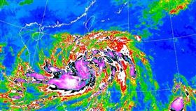 奈格颱風。（圖／翻攝自中央氣象局）