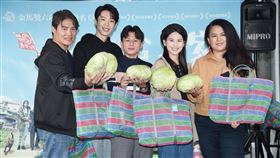 《哈勇家》現場發高山高麗菜。（圖／華映提供）