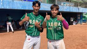 ▲梅花旗國體沙子宸（左）先發5局無失分，率隊以1比0拿下第2勝。（圖／翻攝台灣啤酒棒球隊）