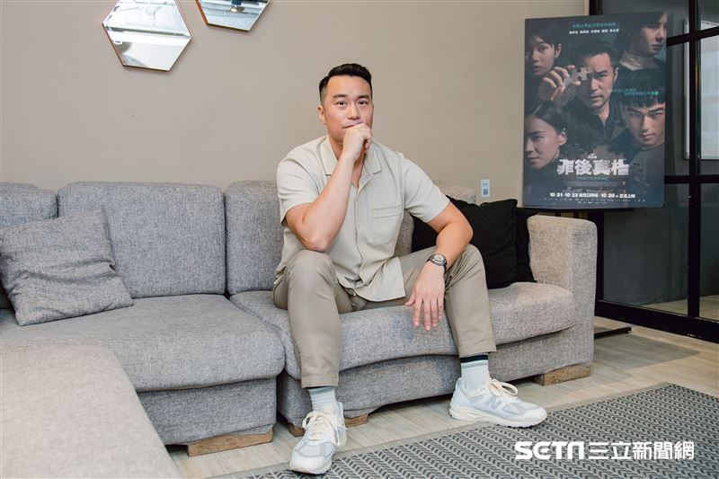 張孝全《罪後真相》三立新聞網專訪。 （圖／記者楊澍攝影）