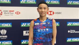 ▲戴資穎30日法國公開賽因身體不適，敗給中國好手何冰嬌。（圖／中央社）