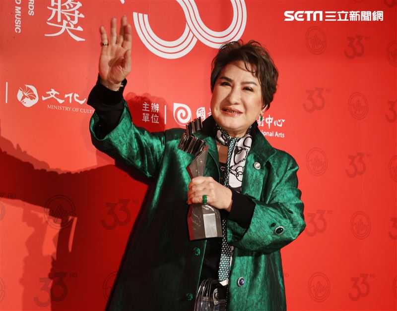 歌仔戲國寶楊麗花獲得第33屆傳藝金曲獎戲曲表演類特別獎。（記者邱榮吉/攝影）