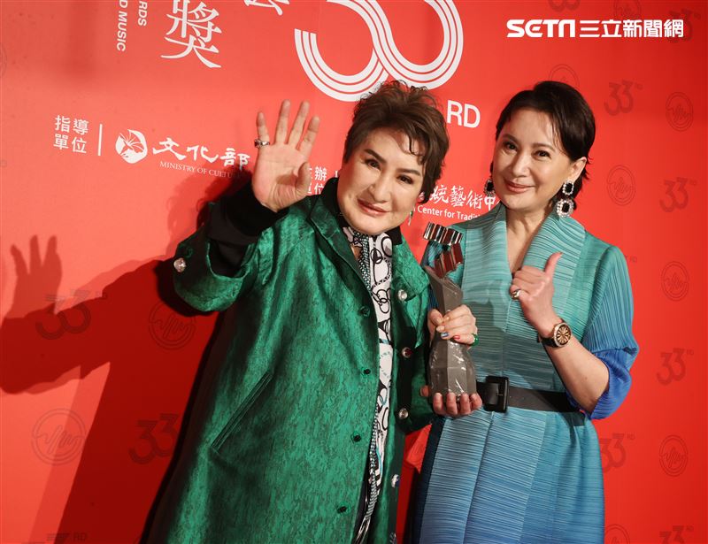 歌仔戲國寶楊麗花獲得第33屆傳藝金曲獎戲曲表演類特別獎。（記者邱榮吉/攝影）