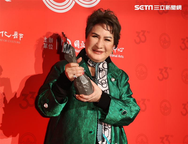 歌仔戲國寶楊麗花獲得第33屆傳藝金曲獎戲曲表演類特別獎。（記者邱榮吉/攝影）