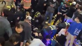 推特上流出的影片可以看到現場猶如「人間煉獄」。（圖／翻攝自推特）