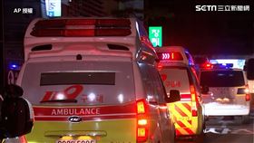 南韓梨泰院推擠。（圖／AP授權）