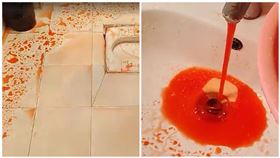 不是惡作劇！水龍頭「流出血」他一開崩潰　廁所慘成命案現場（圖／秒聞視頻）