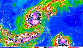 23號榕樹颱風生成。（圖／氣象局）