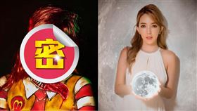 拐拐扮演「猛毒版麥當勞叔叔」逼真造型嚇壞不少網友。（圖／翻攝自拐拐 IG）