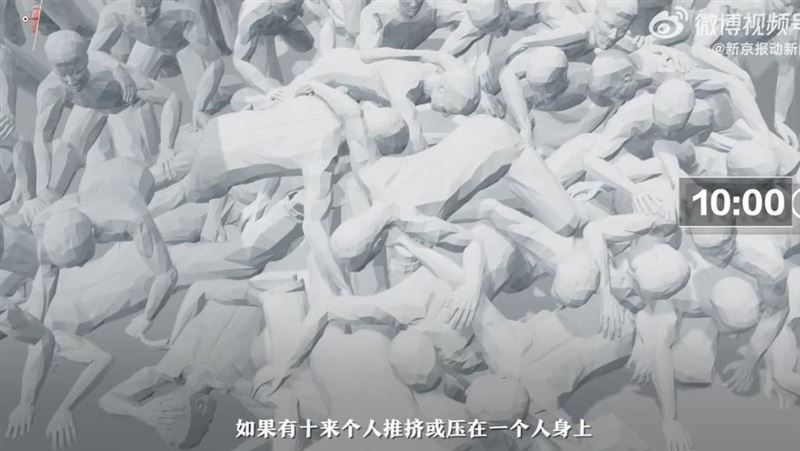 3D還原梨泰院慘況！300多人「疊近7層」