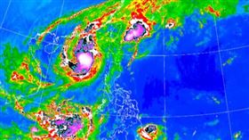 颱風。（圖／翻攝自中央氣象局）