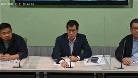民進黨團記者會羅致政、沈發惠、洪申翰（圖／翻攝自民進黨團直播）