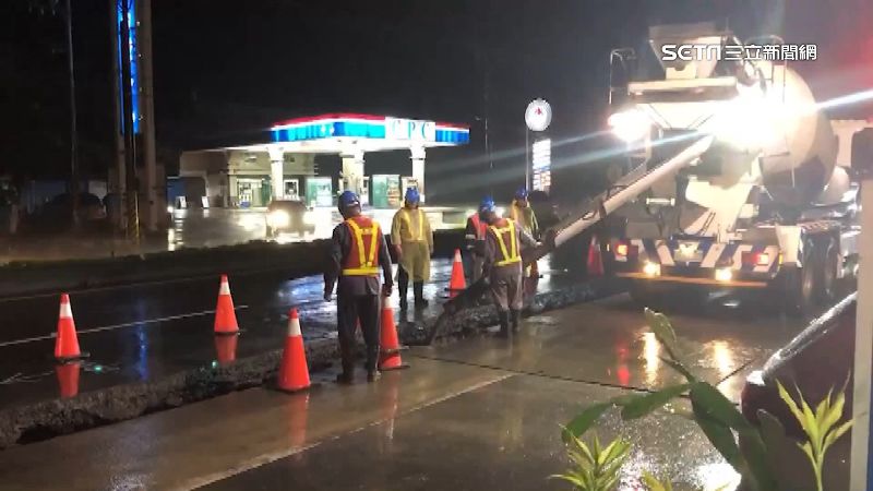 屏東電桿地下化挖破水管　2鄉+3村慘停水