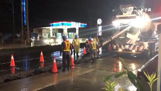 屏東電桿地下化挖破水管　2鄉+3村慘停水