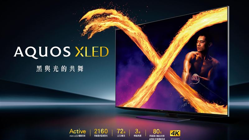 SHARP AQUOS XLED　讓黑更黑、讓光更亮