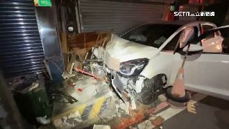 男自撞變電箱疑毒駕　害周邊民宅商家停電