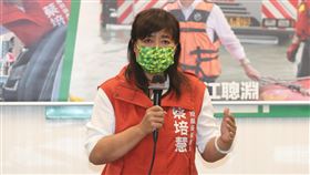 蔡培慧出席民進黨終結黑金記者會民進黨2日下午在中央黨部舉行「終結黑金 贏回正義」記者會，民進黨南投縣長參選人蔡培慧（圖）出席致詞。中央社記者謝佳璋攝  111年11月2日