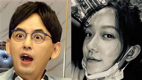 孟耿如(圖右)員工離職找不到人，黃子佼(圖左)驚曝，「要去幫忙站櫃了。」（圖／翻攝孟耿如臉書、記者邱榮吉拍攝）
