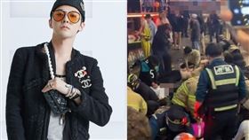 BIGBANG成員G-Dragon也在IG貼出哀悼圖。（圖／翻攝自xxxibgdrgn IG）